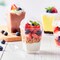 50 Pack 5 oz Dessert Cups with Lids and Spoons, Clear Plastic Parfait Appetizer Cups Dessert Shooters Party Serving Cups for Pudding Fruit Mousse and Yogurt